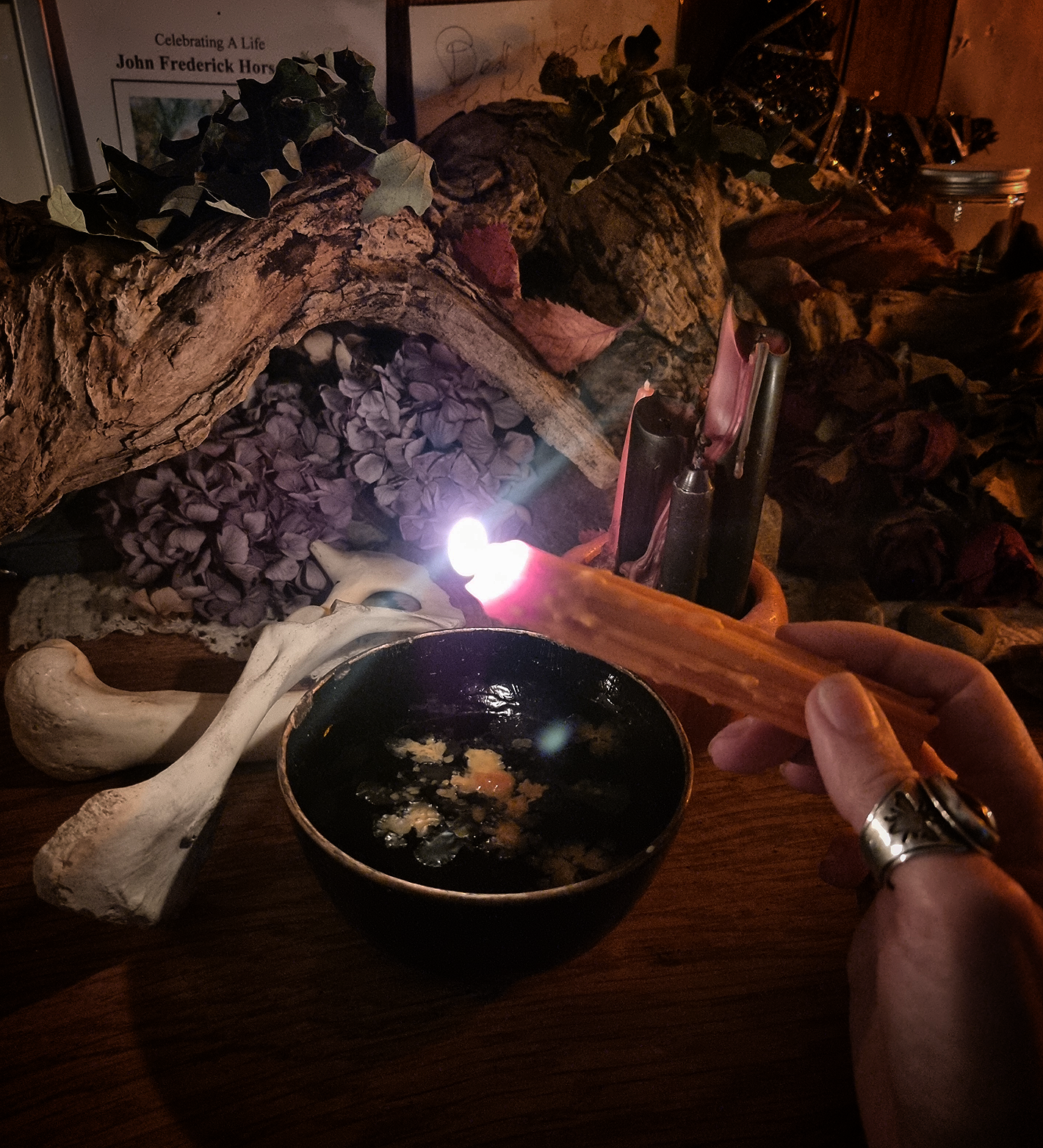 Divination candles